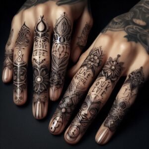 Finger Tattoos: Where Boldness Meets Storytelling on Your Fingertips.