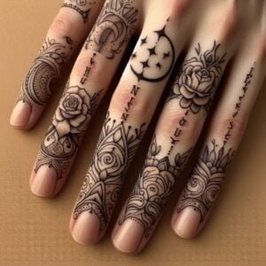 Finger Tattoos: Where Boldness Meets Storytelling on Your Fingertips.