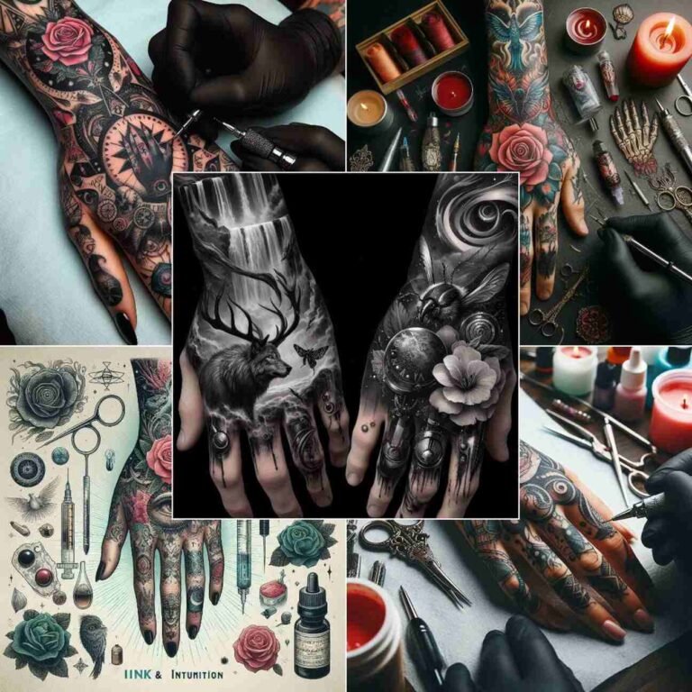 tattoo aftercare - this collage celebrates the artistry, creativity, and dedication of tattoo artists